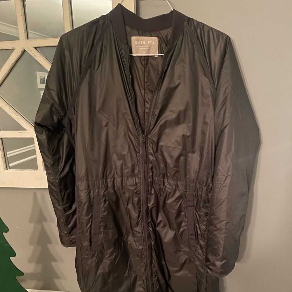 Athleta Long Light Weight Jacket worn once! Size Small